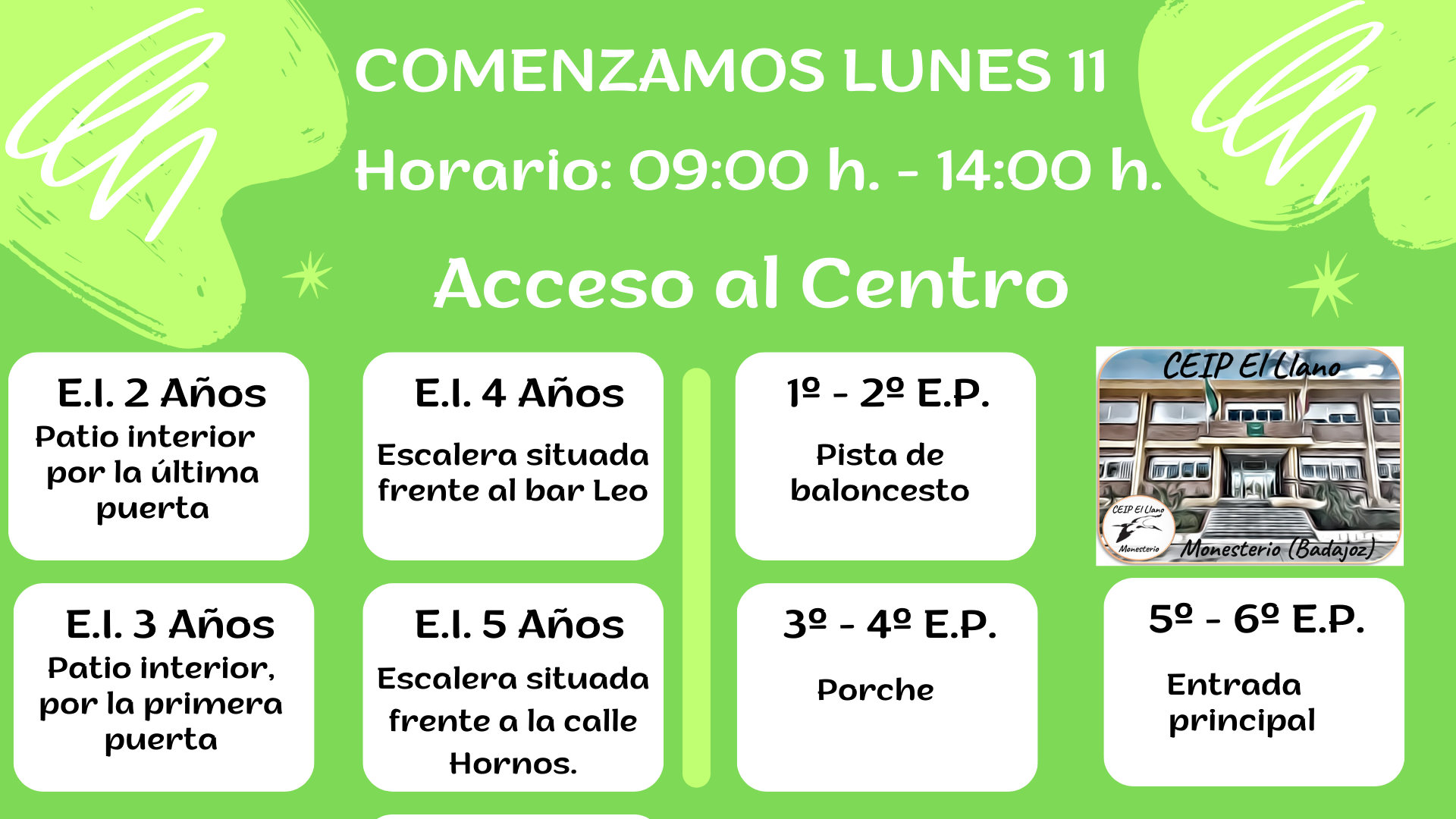 COMENZAMOS EL LUNES 12 3